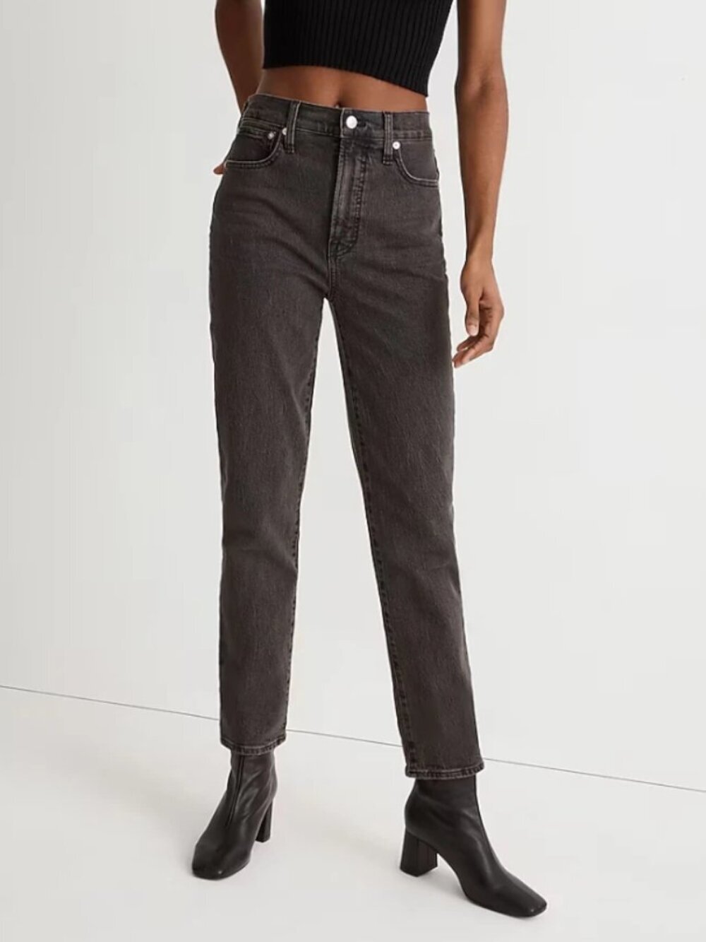 Madewell Perfect Vintage Jean Lunar Wash Women's Size 25 High Rise Tapered Denim